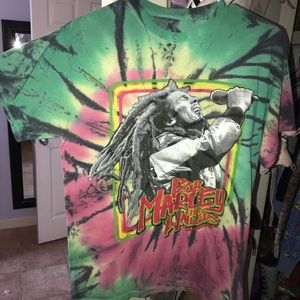 Tie dye Bob Marley t-shirt